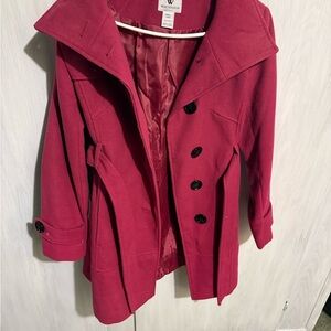 Worthington Women's Deep Red Trench Coat